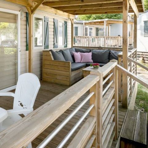 BUNGALOW 6 personnes - Premium | 3 Ch. | 6 Pers. | Terrasse Lounge | Clim.