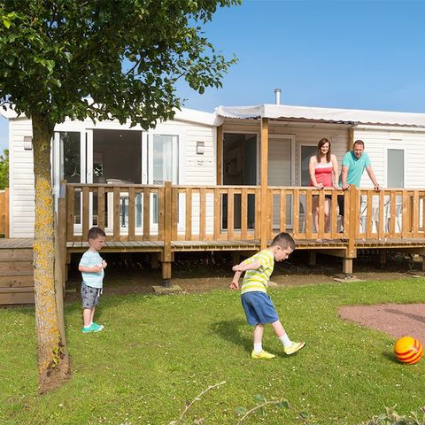BUNGALOW 6 personnes - Ultimate | 3 Ch. | 6 Pers. | Terrasse Surélevée | 2 SDB | Clim. | TV