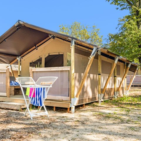 TENTE TOILE ET BOIS 4 personnes - Bijela Uvala - Tente Safari Lodge + air conditionné (5P)