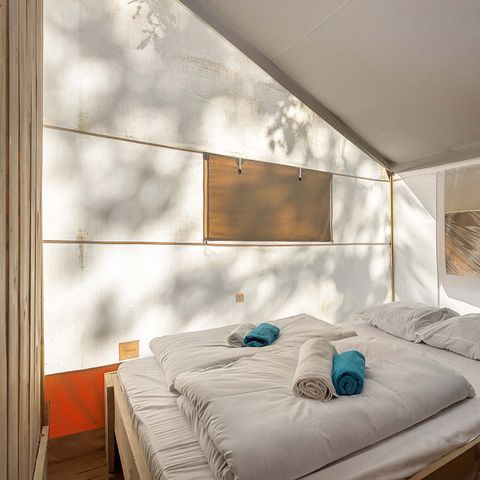Tente en toile et en bois 4 personnes - Bijela Uvala - Tente Safari de luxe
