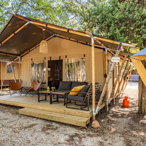 TENTE TOILE ET BOIS 4 personnes - Bijela Uvala - Safari tent Lodge (6P)
