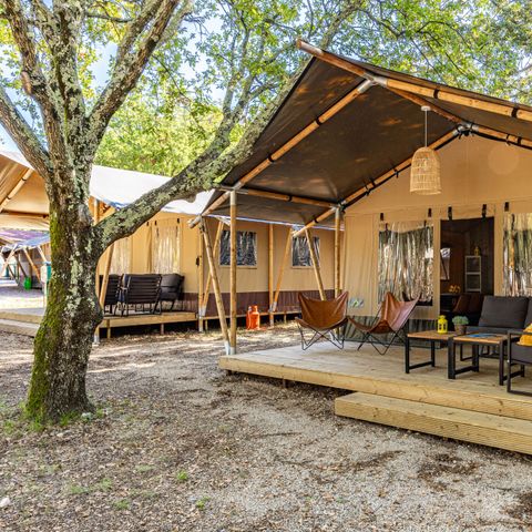TENTE TOILE ET BOIS 4 personnes - Bijela Uvala - Safari tent Lodge (6P)
