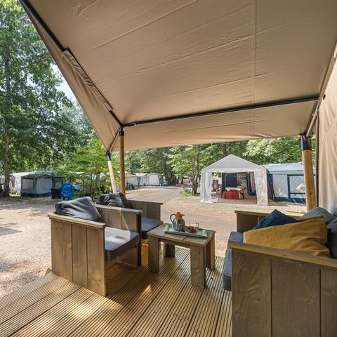 TENTE TOILE ET BOIS 4 personnes - Bijela Uvala - Tente Safari Confort