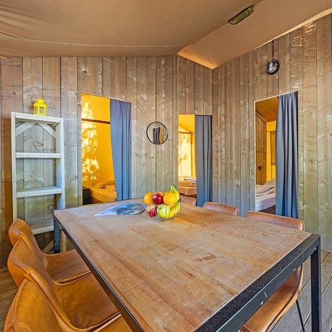 TENTE TOILE ET BOIS 4 personnes - Safari tent Lodge