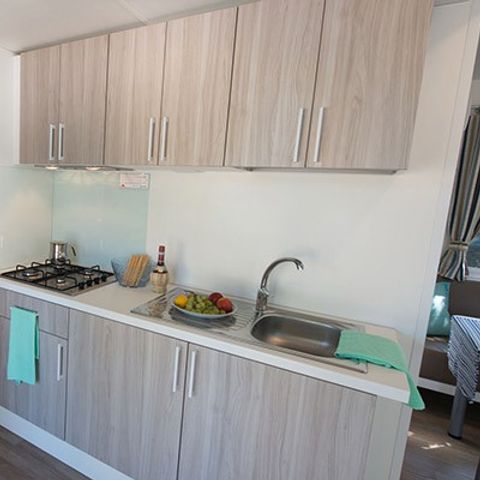 Mobilhome 6 personnes - Comfort XL | 2 Ch. | 4/6 Pers. | Terrasse | 2 SDB | Clim.