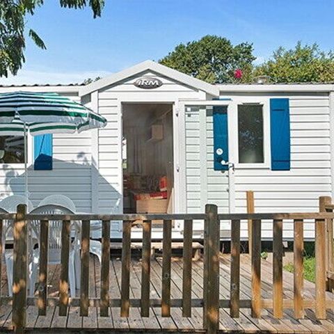 Mobilhome 6 personnes - Mobil-home | Classic XL | 3 Ch. | 6 Pers. | Terrasse surélevée non couverte | Clim.
