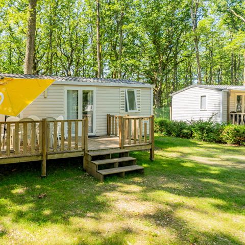 Mobilhome 6 personnes - Comfort | 2 Ch. | 4/6 Pers. | Terrasse surélevée non couverte | Clim.