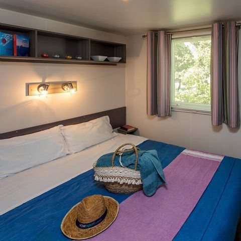 Mobilhome 6 personnes - Comfort | 2 Ch. | 4/6 Pers. | Terrasse surélevée non couverte | Clim.
