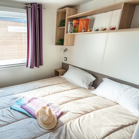 Mobilhome 6 personnes - Classic XL | 3 Ch. | 6 Pers. | Terrasse surélevée | Clim.