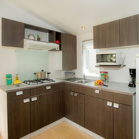 Mobilhome 6 personnes - Classic XL | 3 Ch. | 6 Pers. | Terrasse surélevée | Clim.