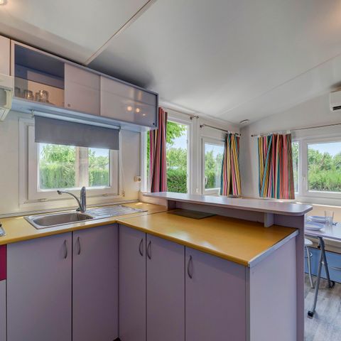 Mobilhome 6 personnes - Classic | 2 Ch. | 4/6 Pers. | Terrasse surélevée | Clim.