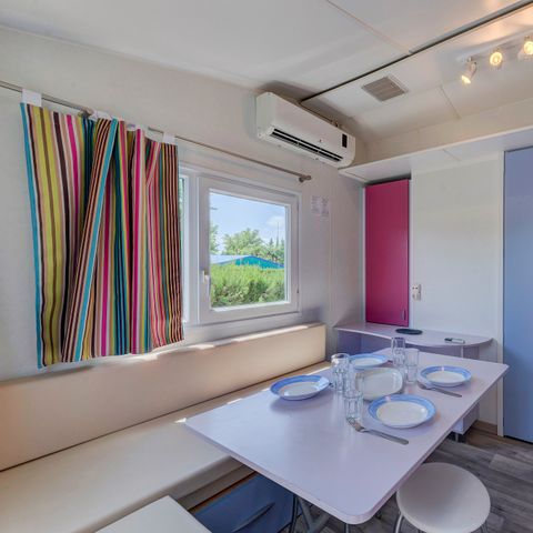 Mobilhome 6 personnes - Classic | 2 Ch. | 4/6 Pers. | Terrasse surélevée | Clim.