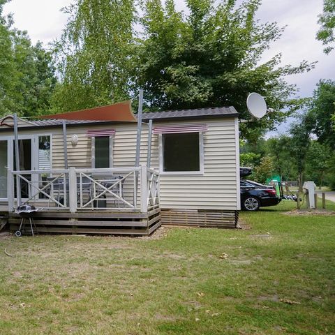 Mobilhome 6 personnes - Classic XL | 3 Ch. | 6 Pers. | Terrasse surélevée | Clim. | TV