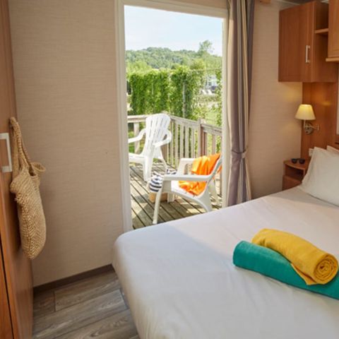 Mobilhome 8 personnes - Classic XL | 3 Ch. | 6/8 Pers. | Terrasse surélevée non couverte | Clim.