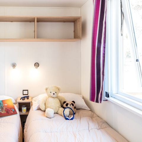 Mobilhome 6 personnes - Comfort XL | 3 Ch. | 6 Pers. | Terrasse surélevée | Clim.