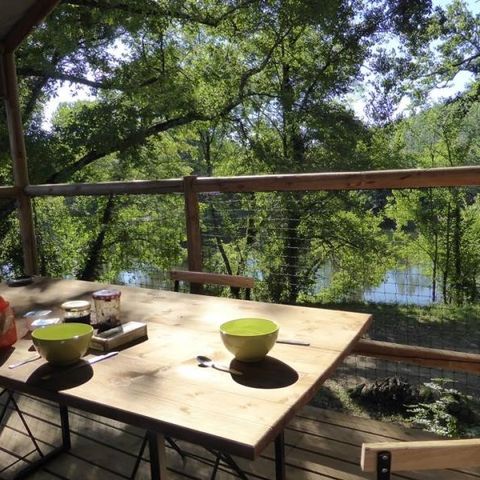 BUNGALOW 4 personnes - LODGE sur pilotis 32 m²