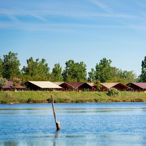 TENTE TOILE ET BOIS 6 personnes - LODGE Prestige CAMPING