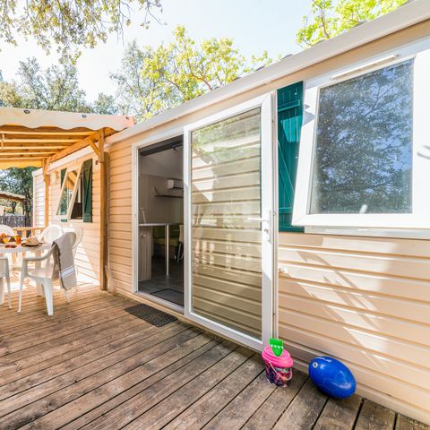 BUNGALOW 6 personnes - Classic XL | 2 Ch. | 4/6 Pers. | Terrasse surélevée