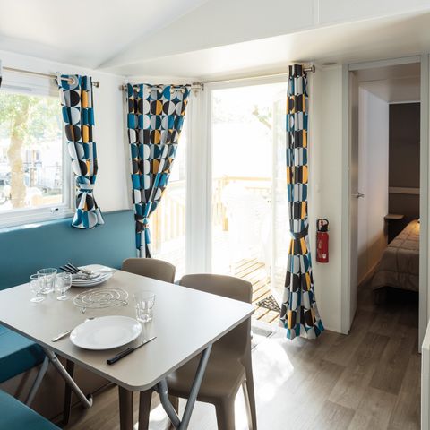 BUNGALOW 6 personnes - Comfort XL | 3 Ch. | 6 Pers. | Terrasse surélevée | Clim