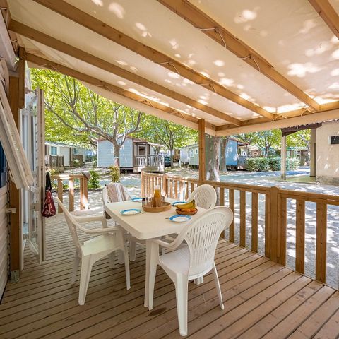 BUNGALOW 6 personnes - Classic XL | 3 Ch. | 6 Pers. | Terrasse surélevée | Clim.