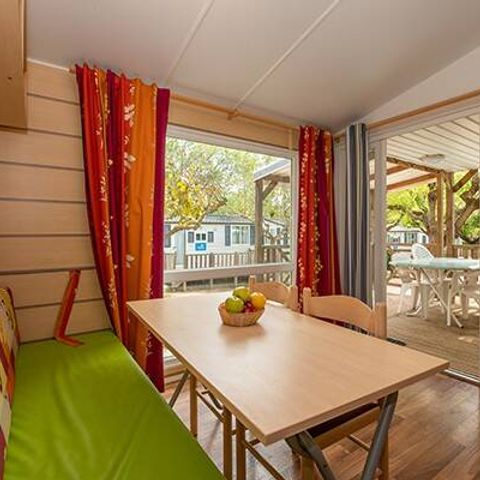 BUNGALOW 4 personnes - Mobil-home | Classic | 2 Ch. | 4 Pers. | Terrasse simple | Clim.