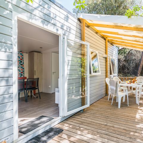 BUNGALOW 6 personnes - Comfort | 3 Ch. | 6 Pers. | Terrasse surélevée | Clim.