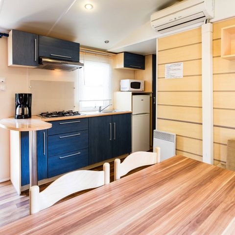 BUNGALOW 4 personnes - Mobil-home | Classic | 2 Ch. | 4 Pers. | Terrasse surélevée | Clim.
