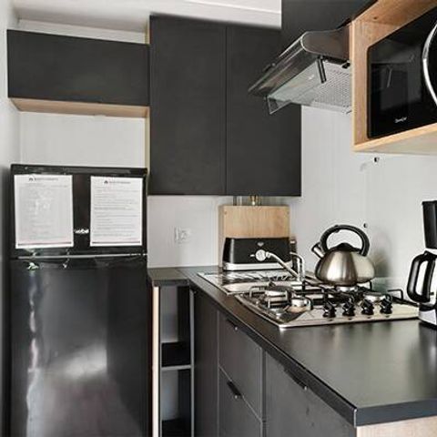 BUNGALOW 6 personnes - Premium Exclusive | 3 Ch. | 6 Pers. | Terrasse surélevée | 1 SDB | Clim. | TV