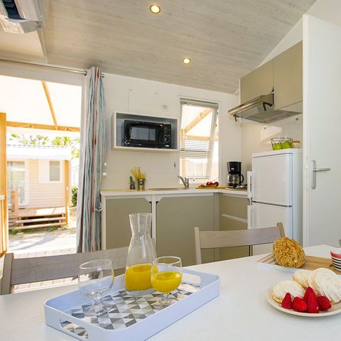 BUNGALOW 4 personnes -  Comfort | 2 Ch. | 4 Pers. | Terrasse surélevée | Clim.