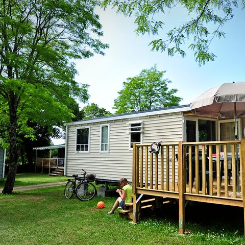 BUNGALOW 6 personnes - Espace confort 32m² - Clim - TV -LV