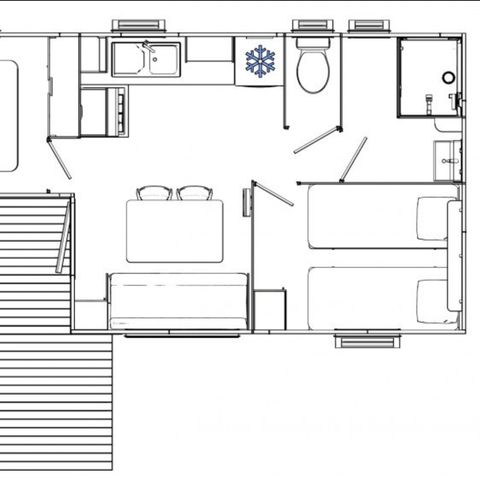 BUNGALOW 4 personnes - FAMILY PREMIUM 28m²