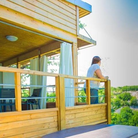CHALET 5 personnes - Premium Les Suites des Gorges 2ch - CLIM + TV + LV + SPA + (SH)