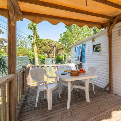 BUNGALOW 6 personnes - Mobil-home | Classic | 3 Ch. | 6 Pers. | Terrasse surélevée