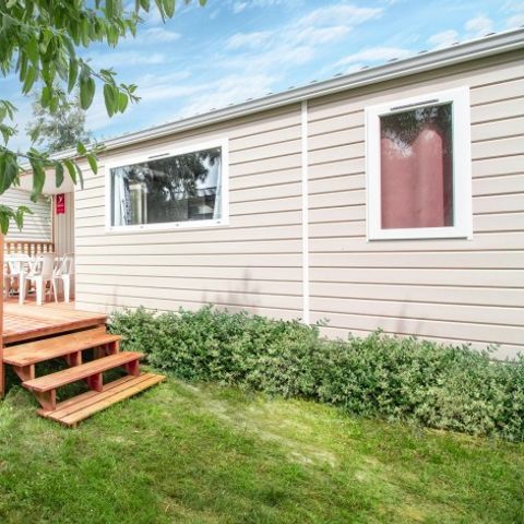 BUNGALOW 6 personnes - Mobil-home Homair Vacances au camping St Aygulf-Plage Comfort | 3 Ch. | 6 Pers. | Terrasse simple | Clim.