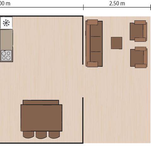 TENTE TOILE ET BOIS 5 personnes - Polari - Tente Safari de luxe