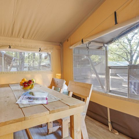 TENTE TOILE ET BOIS 5 personnes - Polari - Safari tent Lodge (5P)