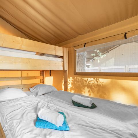 TENTE TOILE ET BOIS 5 personnes - Polari - Safari tent Lodge (5P)