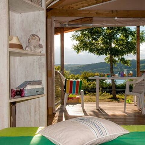 TENTE TOILE ET BOIS 5 personnes - Tente Eco Lodge | 2 Ch. | 4/5 Pers. | Terrasse simple