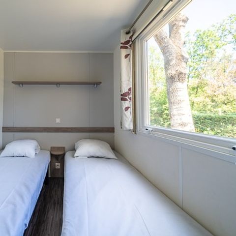 Mobilhome 6 personnes - Comfort | 2 Ch. | 4/6 Pers. | Terrasse surélevée | Clim.