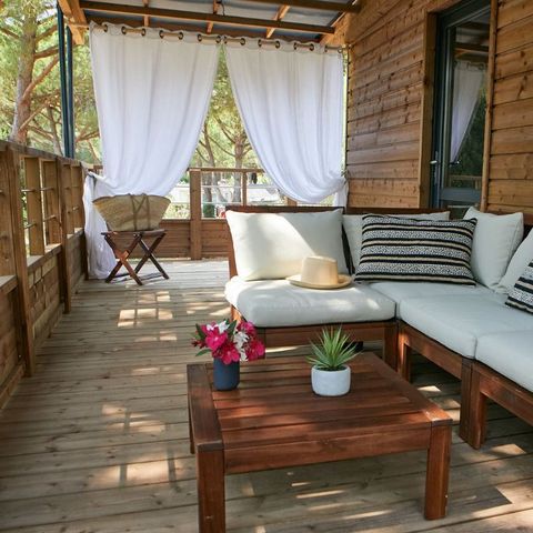 BUNGALOW 4 personnes - Lodge sur pilotis - Kabane 2/4 sdb