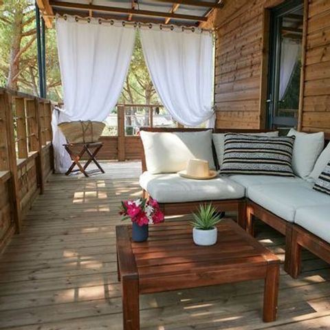 BUNGALOW 4 personnes - Lodge sur pilotis - Kabane 2/4 2 sdb