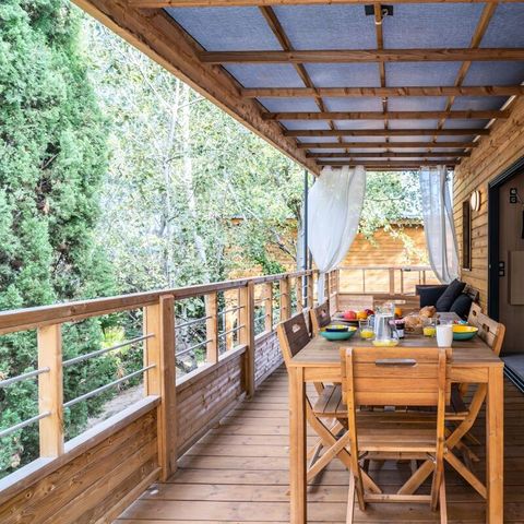 BUNGALOW 6 personnes - Kabane sur pilotis 4 Pièces