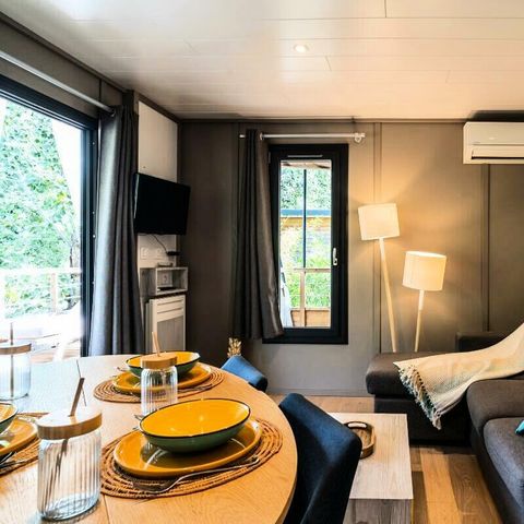 BUNGALOW 5 personnes - Lodge Kabane sur Pilotis 3 Pièces