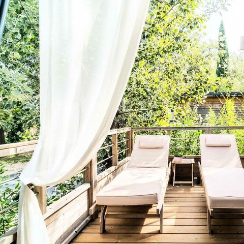 BUNGALOW 5 personnes - Lodge Kabane sur Pilotis 3 Pièces