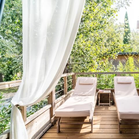 BUNGALOW 5 personnes - Lodge Kabane sur Pilotis 3 Pièces