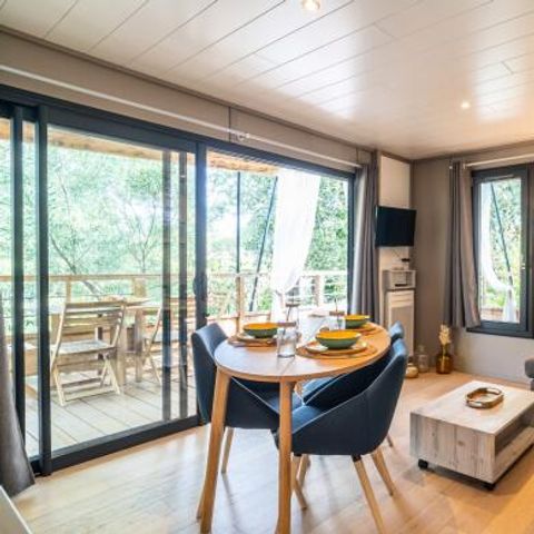 BUNGALOW 5 personnes - Lodge Kabane sur Pilotis 3 Pièces