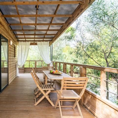 BUNGALOW 5 personnes - Lodge Kabane sur Pilotis 3 Pièces