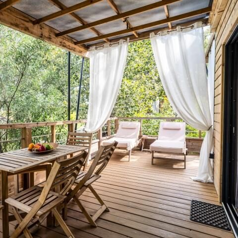 BUNGALOW 5 personnes - Lodge Kabane sur Pilotis 3 Pièces