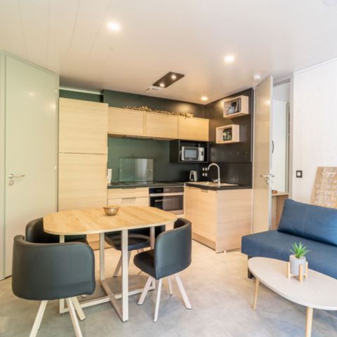 BUNGALOW 4 personnes - Lodge Kabane 2 chambres,2 SDB, 4 pers.