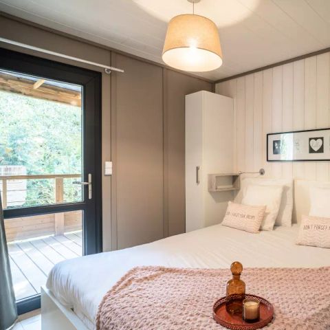 TENTE TOILE ET BOIS 5 personnes - Lodge Kabane sur Pilotis 3 Pièces 5 Personnes Climatisé + TV
